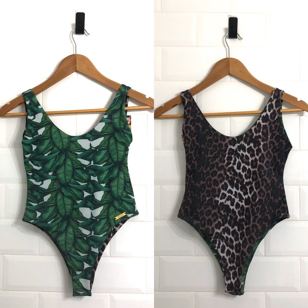 One Piece Reversible Swimsuit